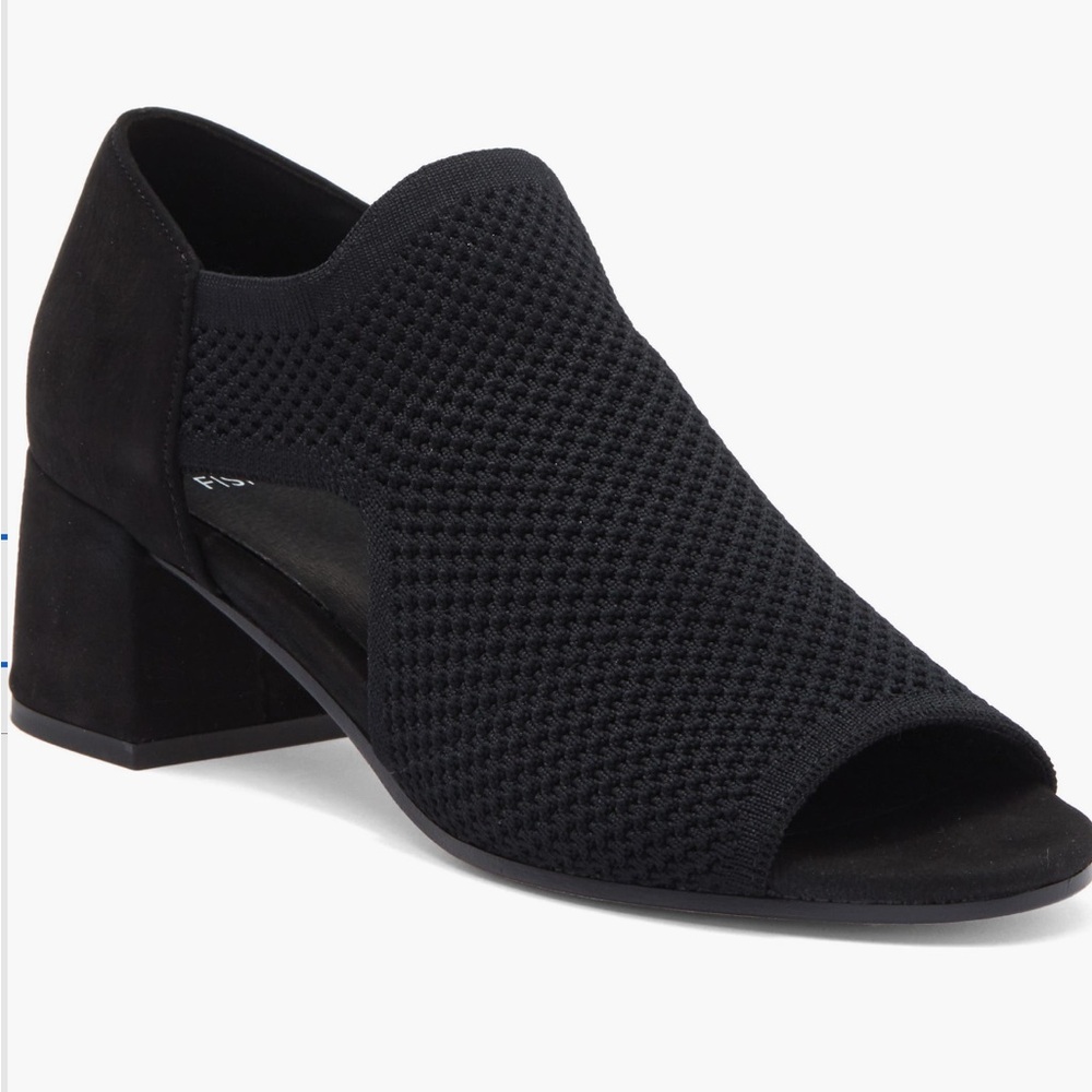 Eileen Fisher Ferris Knit Sandal - Black